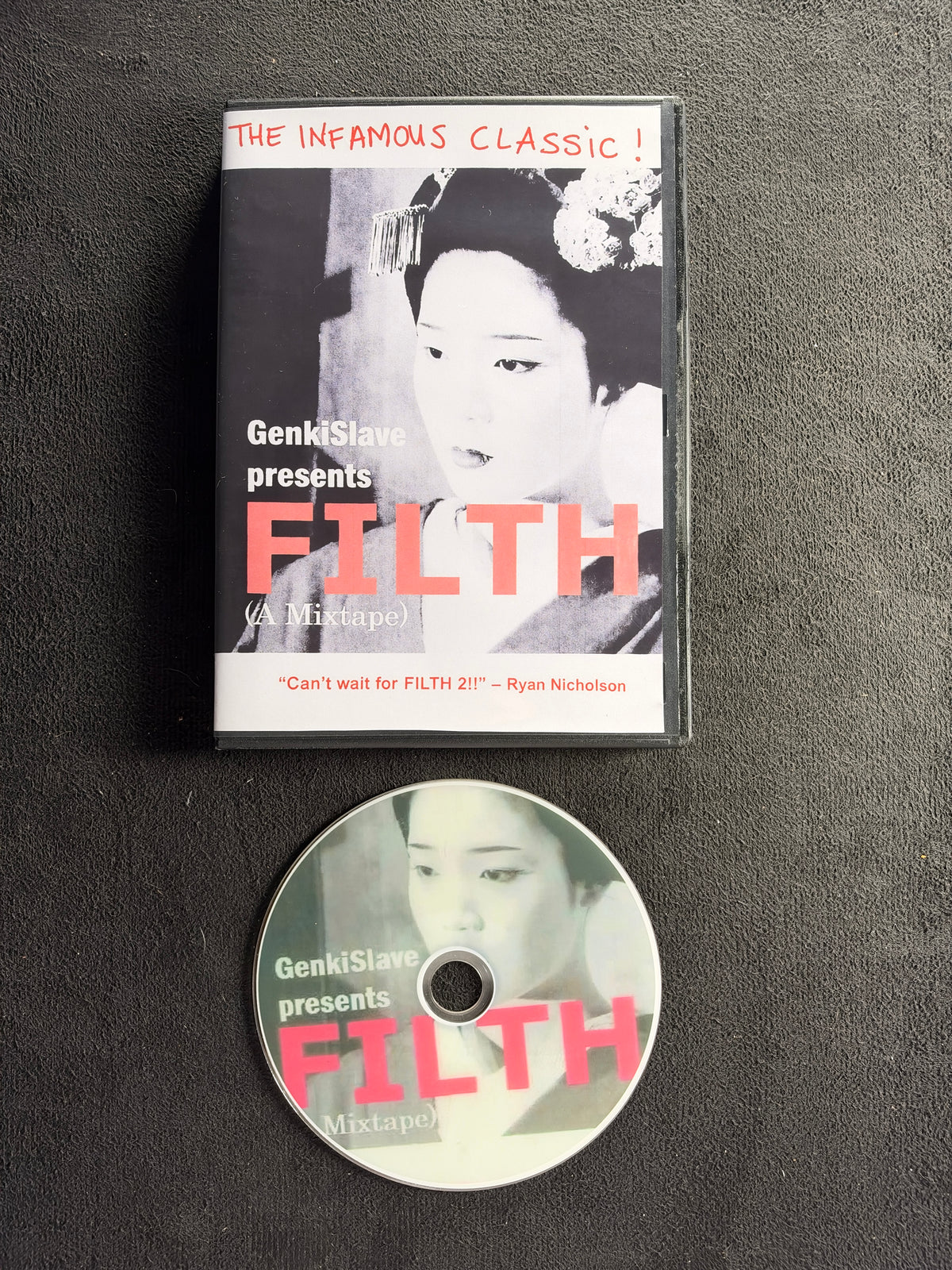 GenkiSlave’s Filth A Mixtape (DVD-R, Infamous Classic, This Is Some Sick Shit)
