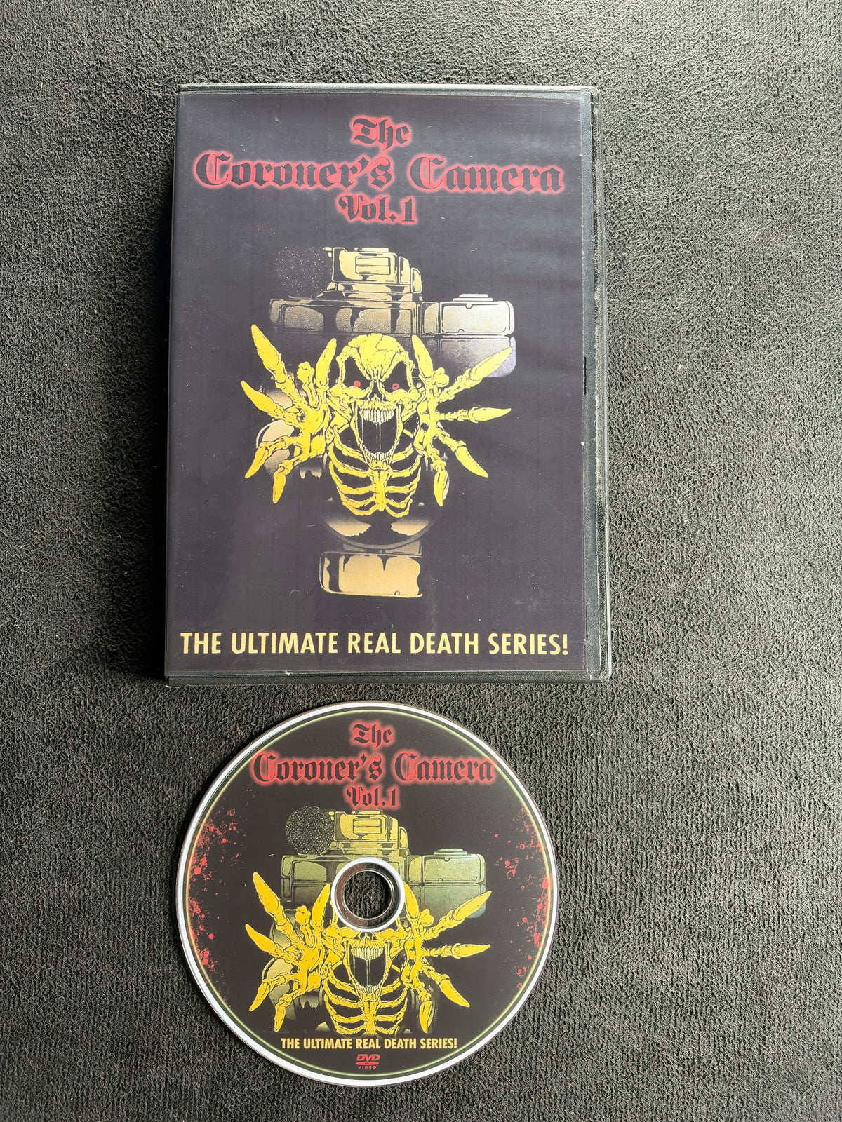 The Coroner’s Camera Vol 1 (DVD-R, The Ultimate Real Death Series, Shockumentary)