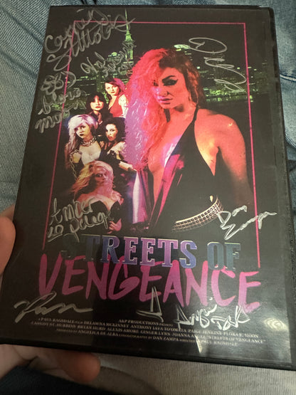 Streets Of Vengeance (DVD-R, A & P Productions, Cast Signed, Rare)