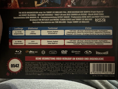 Fright Night II (Blu ray/DVD, Mediabook, 84 Entertainment, Reg B, 2000 Made)