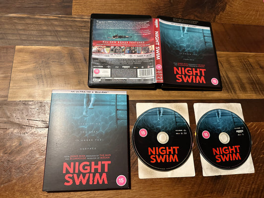 Night Swim 4K Ultra HD/Blu ray-Universal-Region B Blu ray-Slipcover