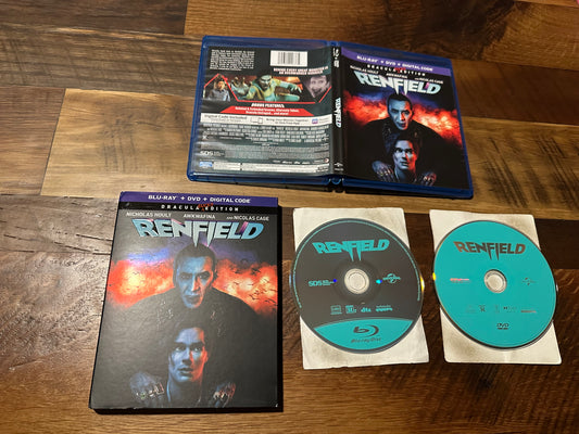Renfield Blu ray/DVD-Universal-Nicolas Cage Classic-Slipcover-No Digital-