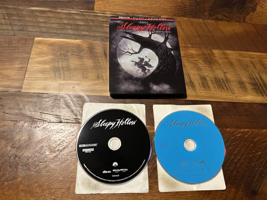 Sleepy Hollow 4K Ultra HD/Blu ray-Steelbook-25th Anniversary-2 Disc-