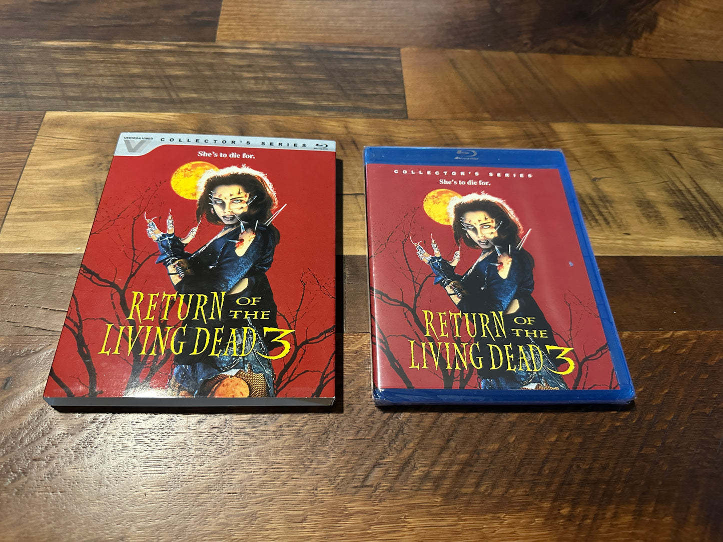 Return of the Living Dead 3 (Blu ray, Vestron Video, Slipcover, Collector’s, NEW)