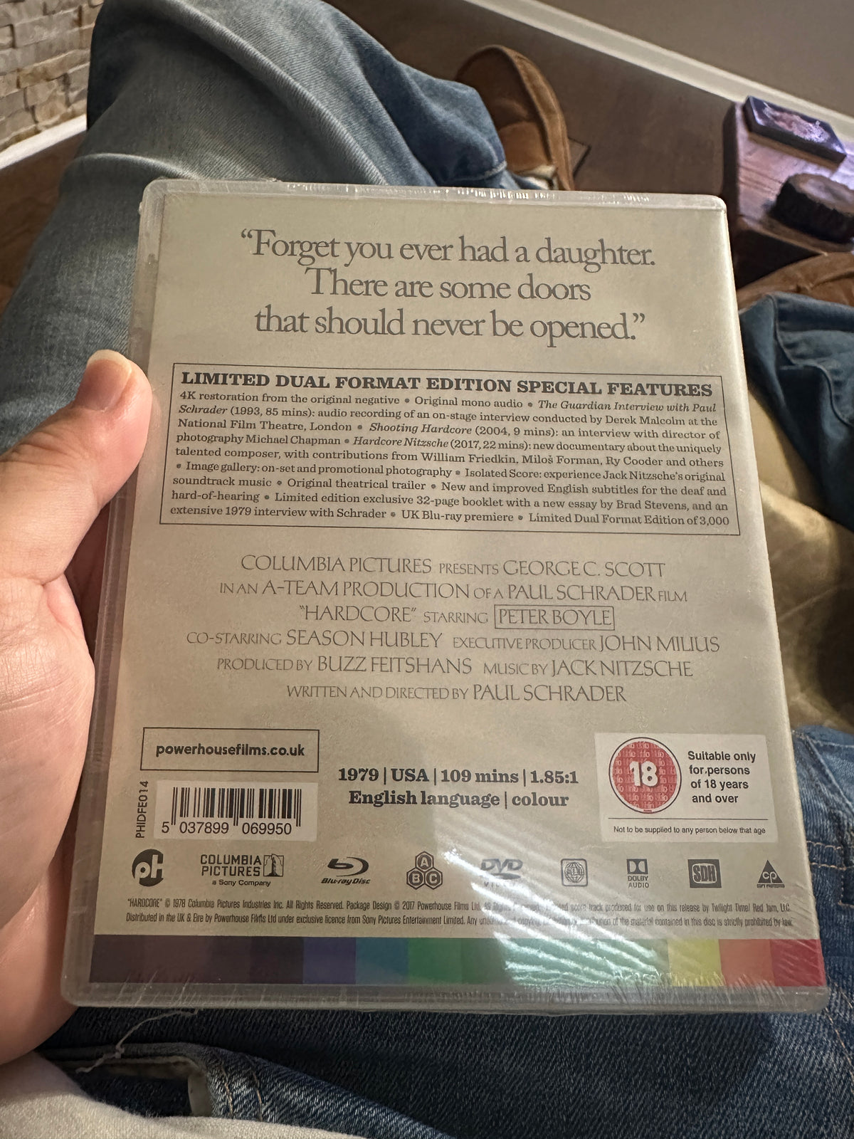Hardcore (Blu ray, Indicator, Limited Edition, 70’s Classic, Region Free, NEW)