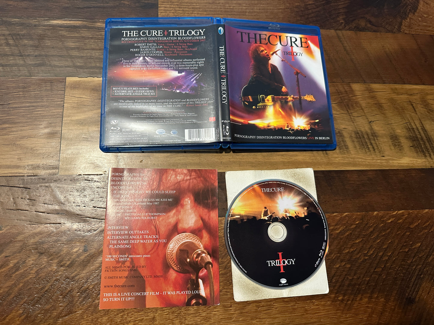 The Cure Trilogy Live In Berlin 2002 (Blu ray, Eagle Rock HD)