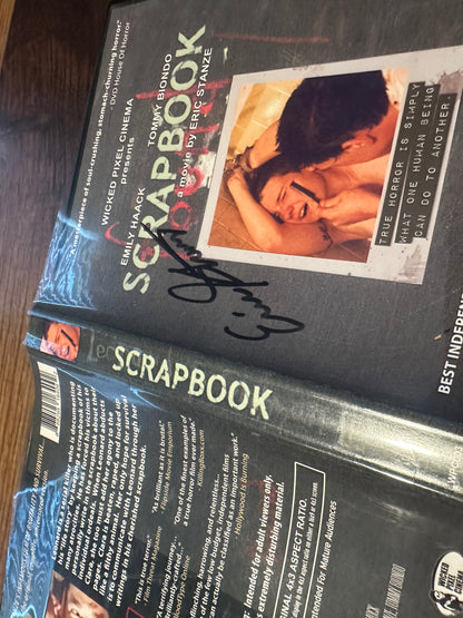 Scrapbook DVD-Wicked Pixel Cinema-Very Disturbing-Eric Stanze Classic-Signed-