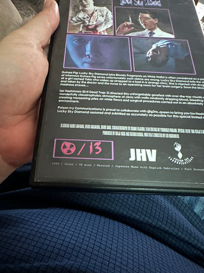 Lucky Sky Diamond DVD-The Unofficial Guinea Pig-Poison Ivy Communication Release-Only 13 Made-SIGNED