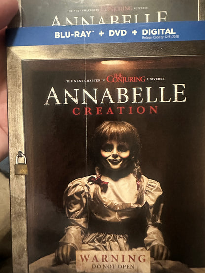 Annabelle & Annabelle Comes Home & Annabelle Creation  (Blu-ray, Warner Bros.)