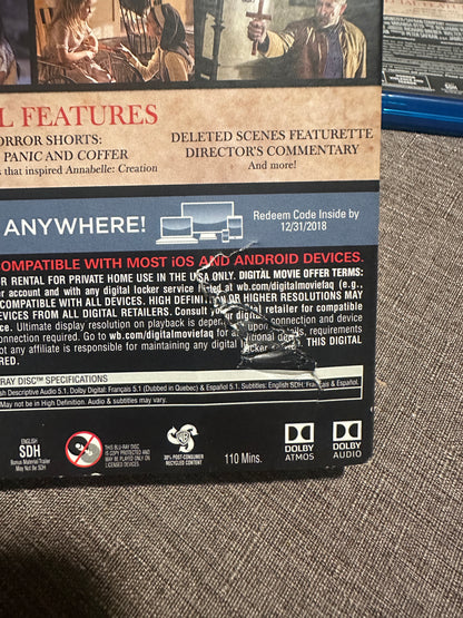 Annabelle & Annabelle Comes Home & Annabelle Creation  (Blu-ray, Warner Bros.)