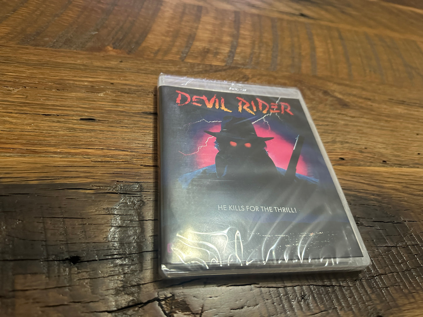 Devil Rider (Blu ray, Culture Shock, 90’s Obscure Horror, NEW/Sealed)