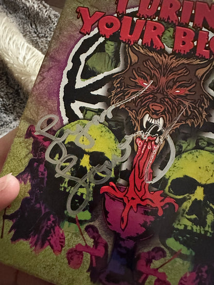 I Drink Your Blood (Blu ray, GrindHouse Releasing, 70’s Horror, Signed Slipcover)