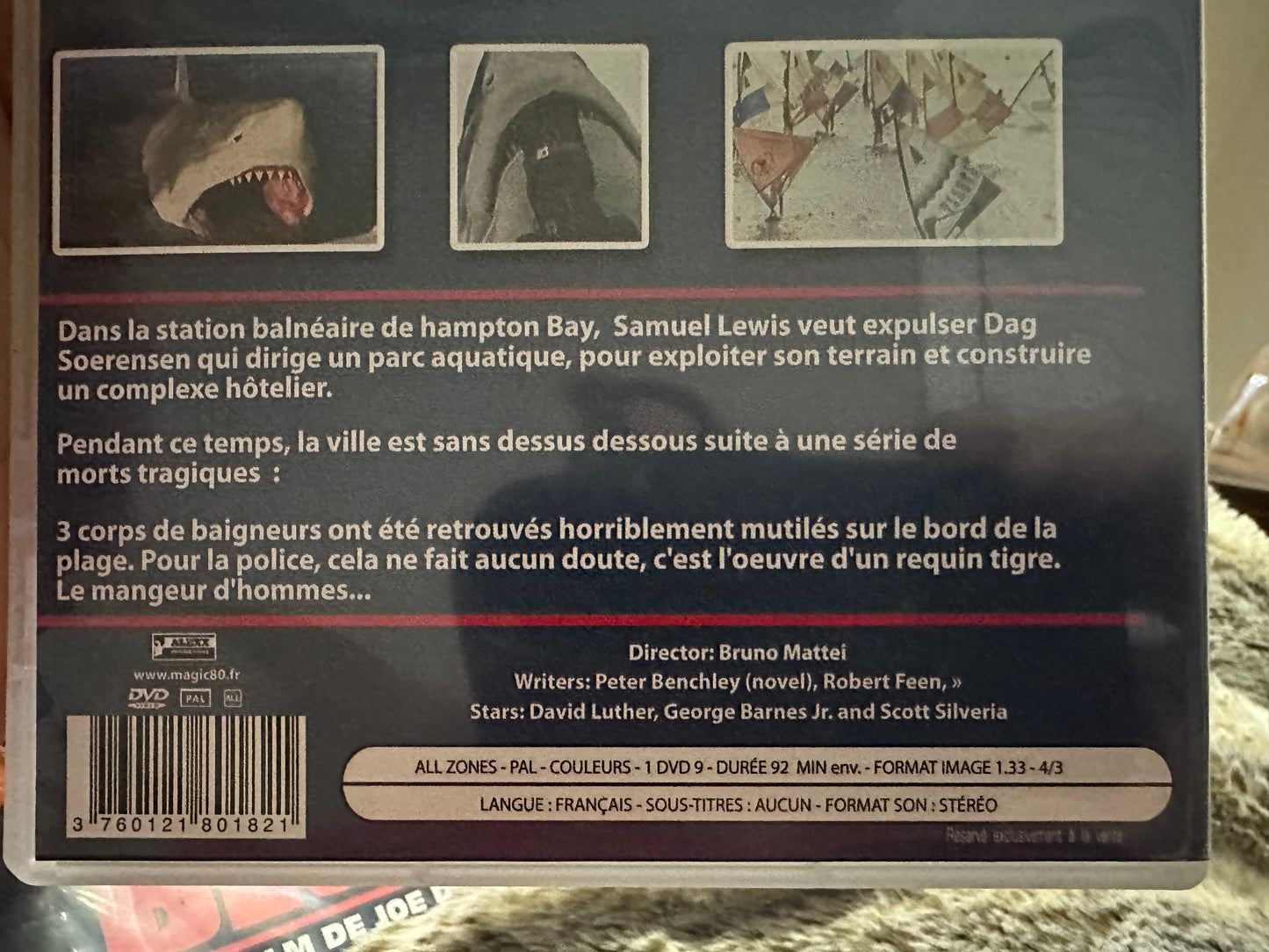 Cruel Jaws (DVD, Bruno Mattei 90’s Shark Horror, Region 0 PAL, Import)