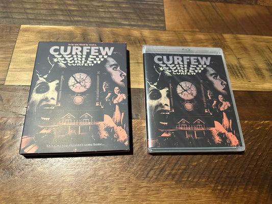 Curfew (Blu ray, Vinegar Syndrome, Slipcover, 80's Classic Horror, NEW)