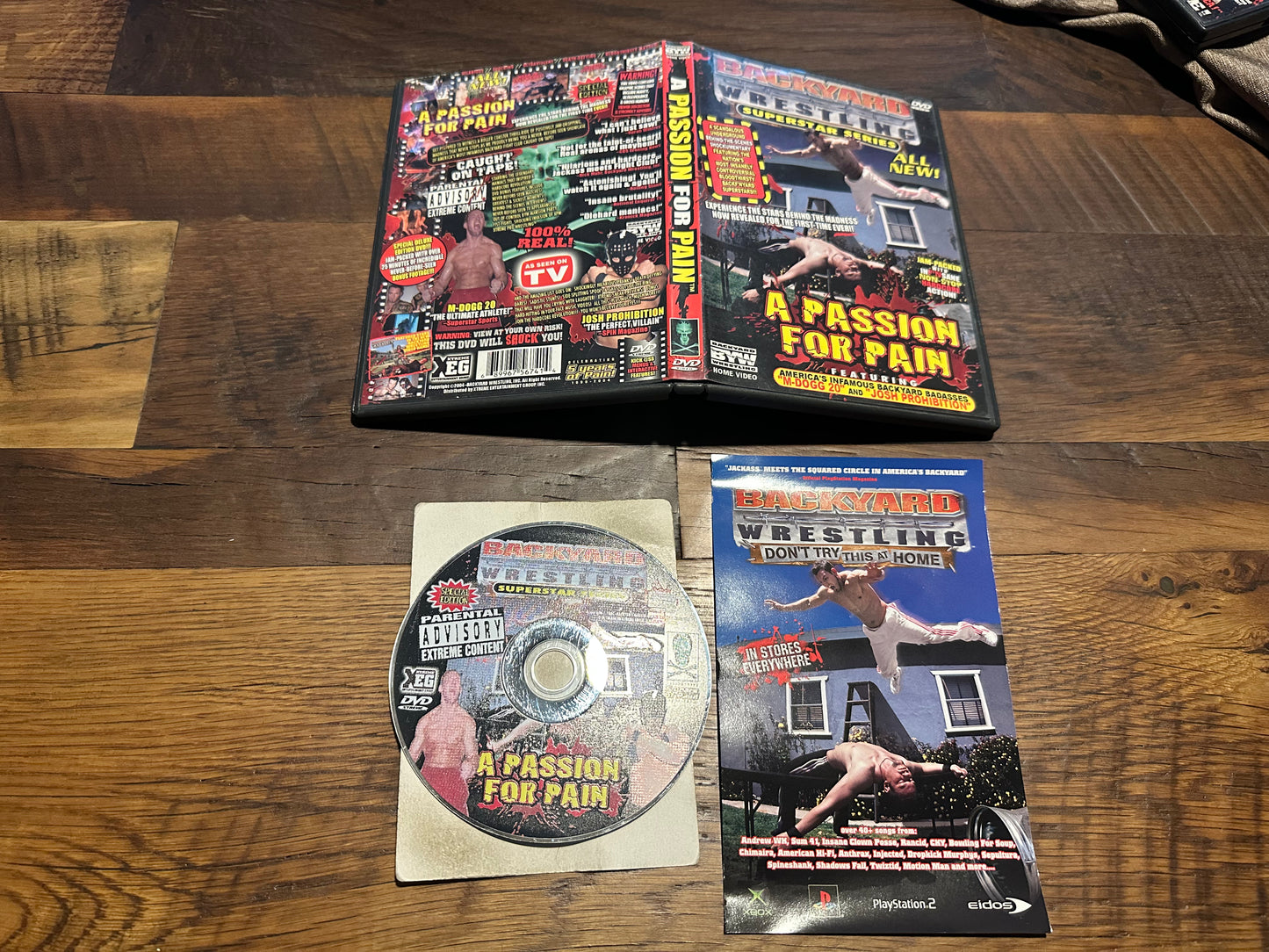 Backyard Wrestling A Passion For Pain DVD-Special Edition-Superstar Series-