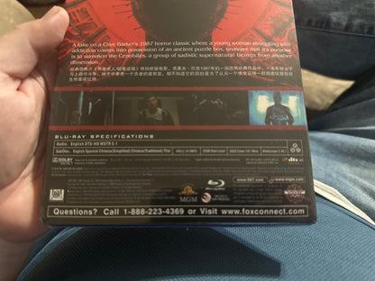 Hellraiser 2022 (Blu ray, MGM, Import, Region Free, Slipcover, NEW/Sealed)