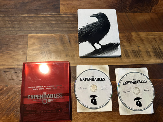 The Expendables 1 (4K Ultra HD/Blu ray, Steelbook, Slipcover, No Digital)