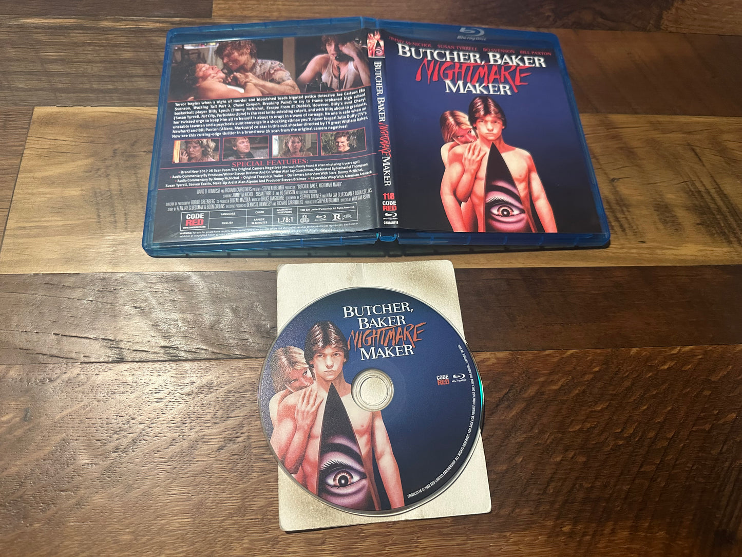 Butcher, Baker Nightmare Maker Blu ray-Code Red-80’s Horror Classic