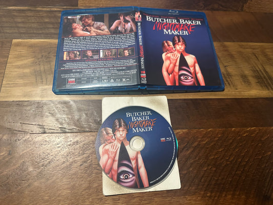 Butcher, Baker Nightmare Maker Blu ray-Code Red-80’s Horror Classic