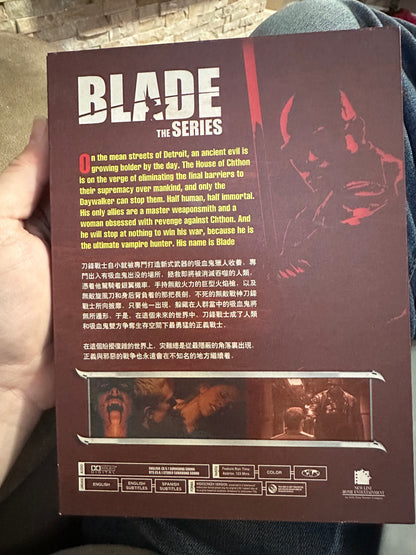 Blade The Series DVD-Rare Foreign Hard Box Release-Region 1-HTF-7 Disc