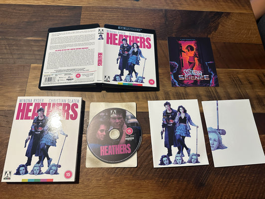 Heathers 4K Ultra HD-Arrow Video-Arrow Video-Limited Ed-Booklet-Slipcover