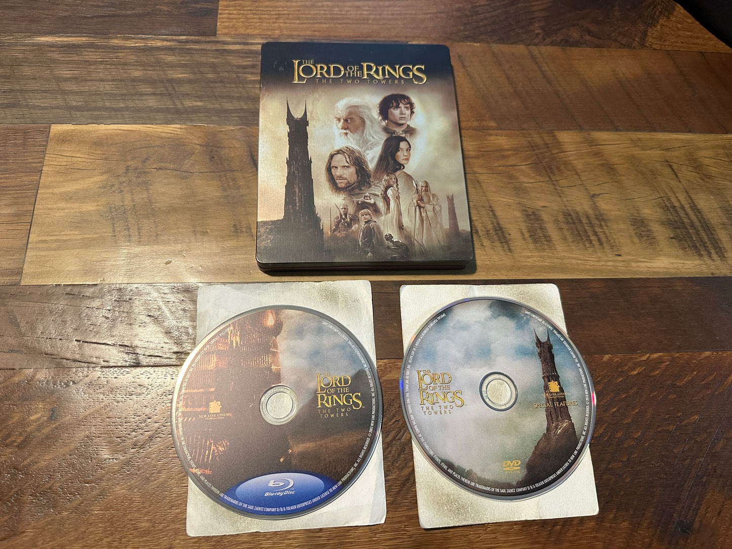 The Lord of the Rings The Two Towers (Blu ray, Steelbook, No Digital)
