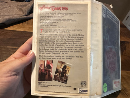 The Return Of The Living Dead VHS-Original Thorn EMI HBO Video-Cut Box