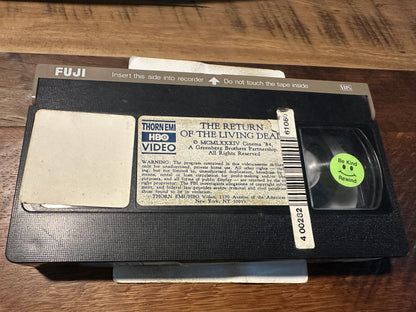 The Return Of The Living Dead VHS-Original Thorn EMI HBO Video-Cut Box
