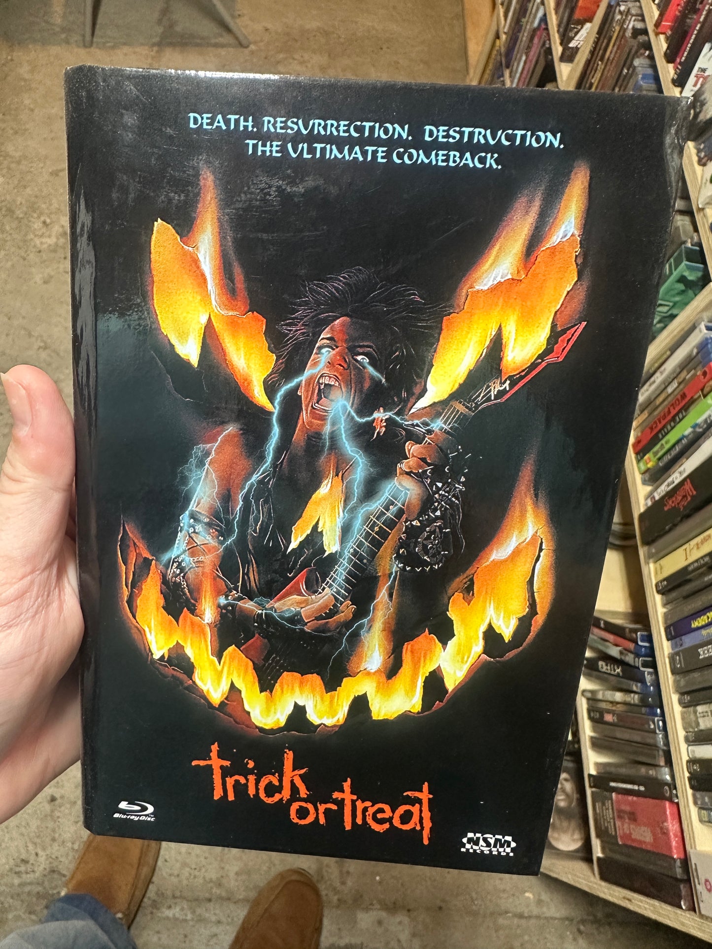 Trick Or Treat Blu ray*NSM Records*Large Hardbox*OOP*Region B Pal*111 Made*