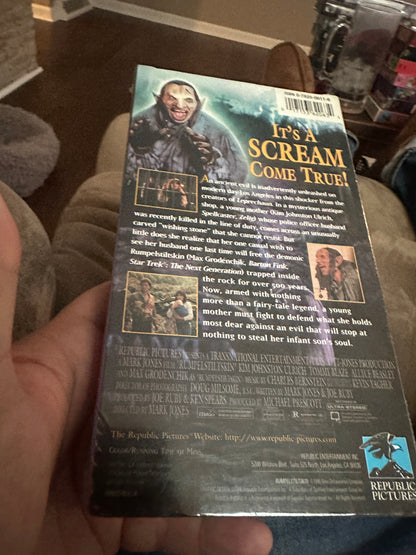 Rumpelstiltskin VHS-Republic Picture-90’s Horror Classic-NEW/Sealed