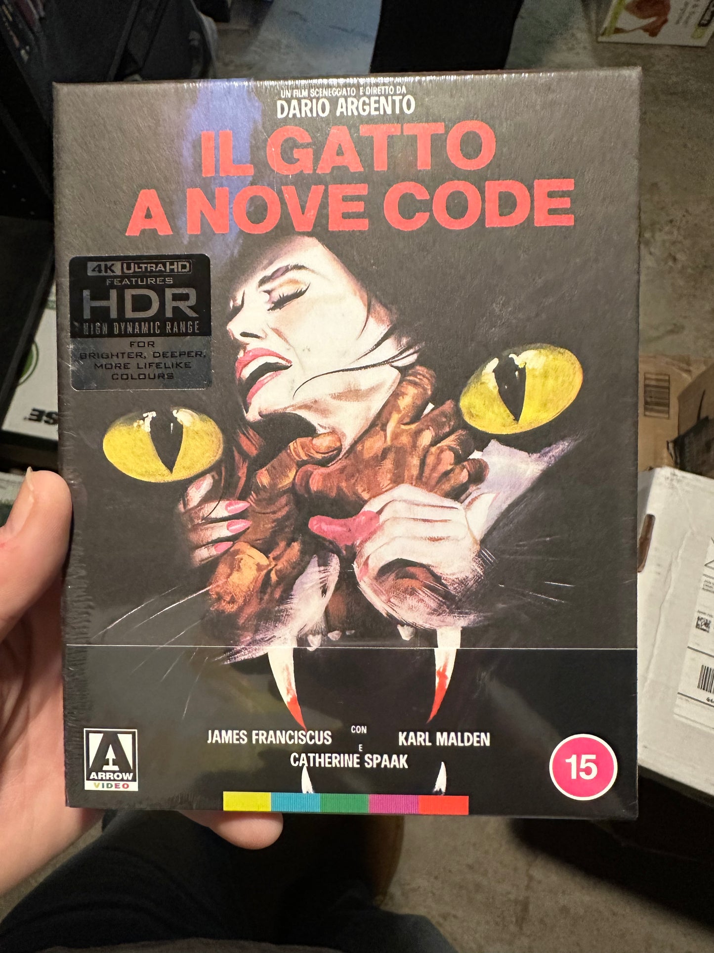 The Cat O’ Nine Tails 4K Ultra HD*Arrow Video*Limited Arte Original*NEW/Sealed*