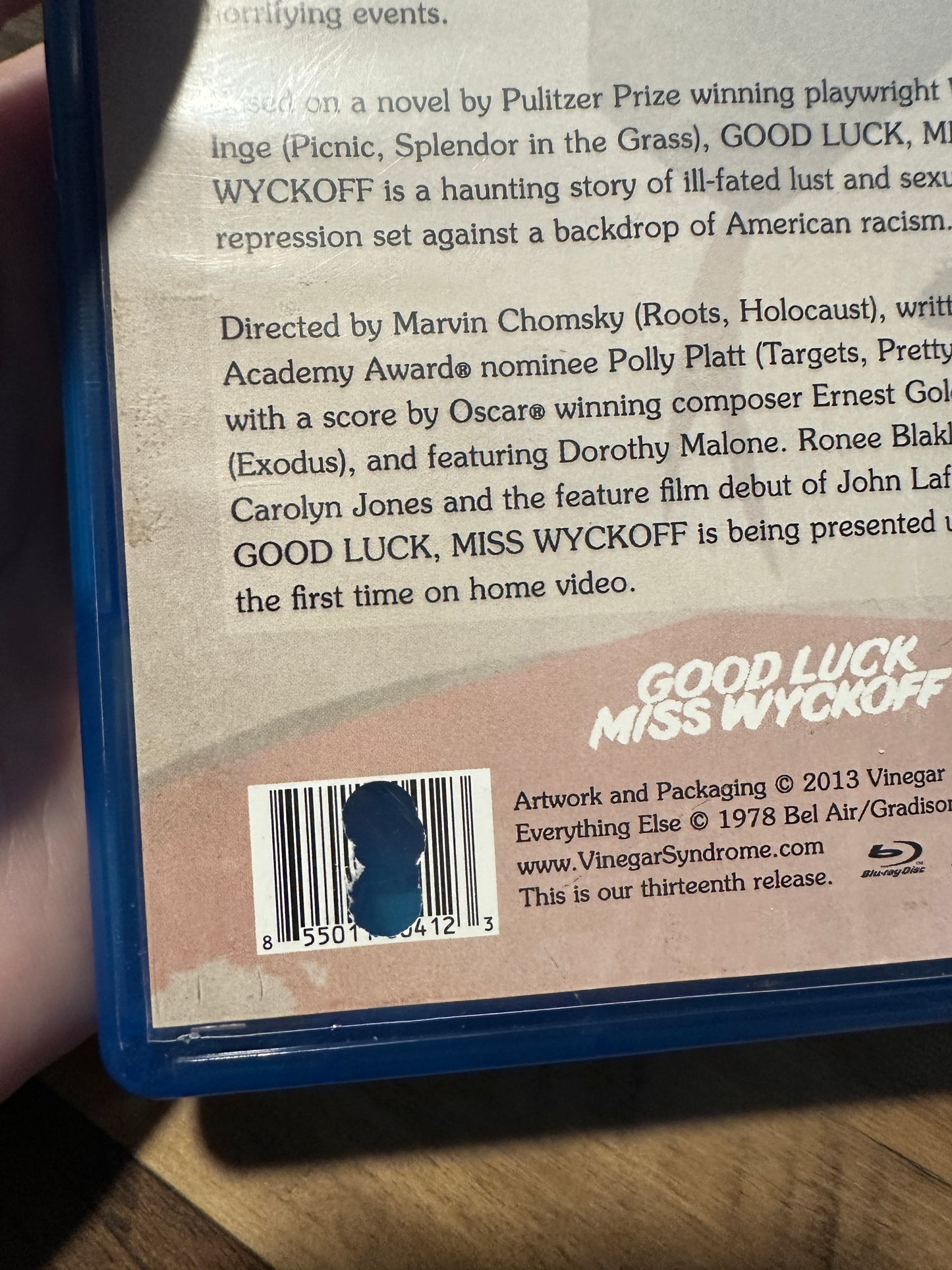 Good Luck Miss Wyckoff (Blu ray/DVD, Vinegar Syndrome, 3 Disc, 70’s Classic)