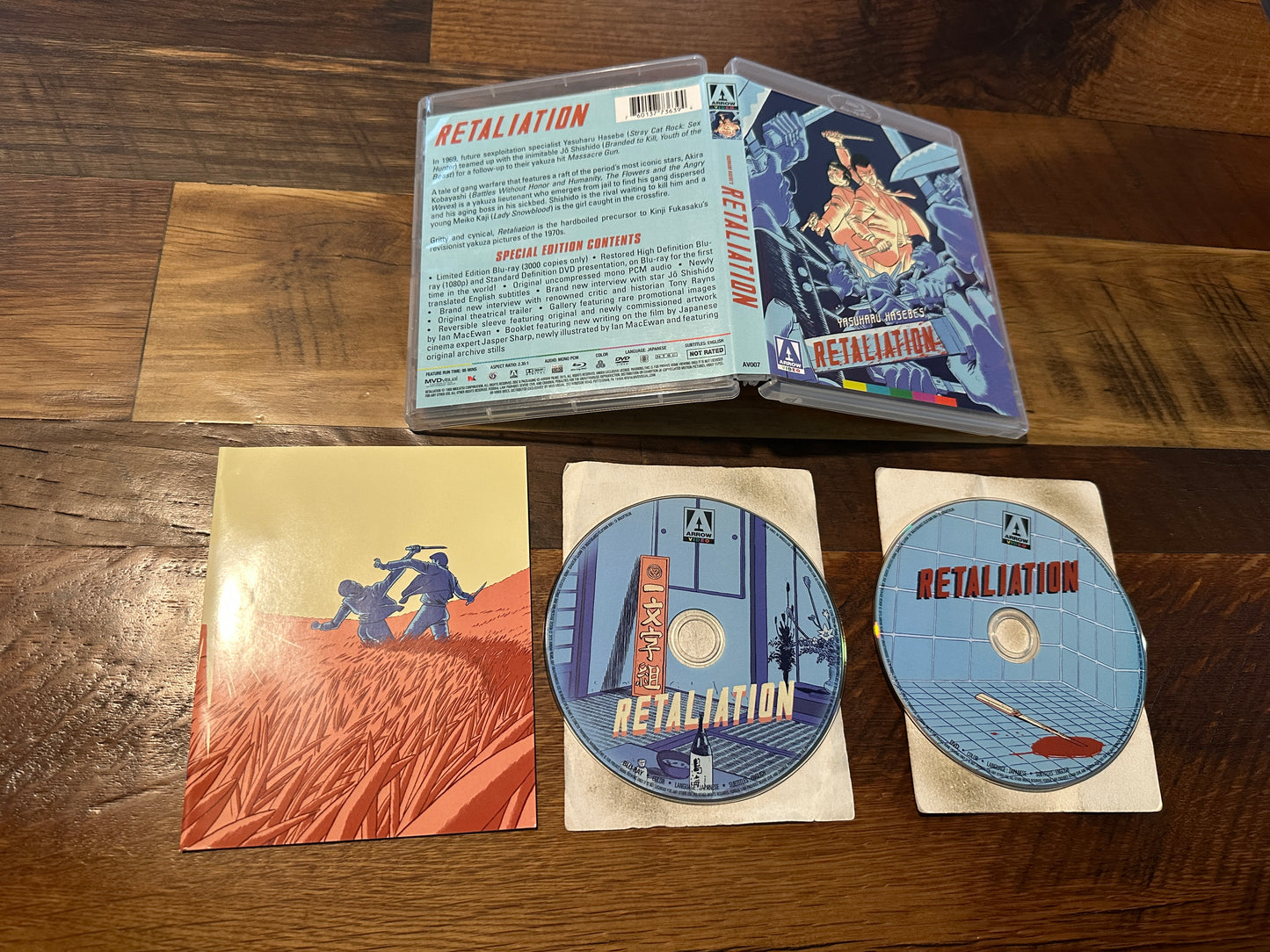 Retaliation (Blu ray/DVD, Arrow Video, US Release, Limited Edition, Booklet)