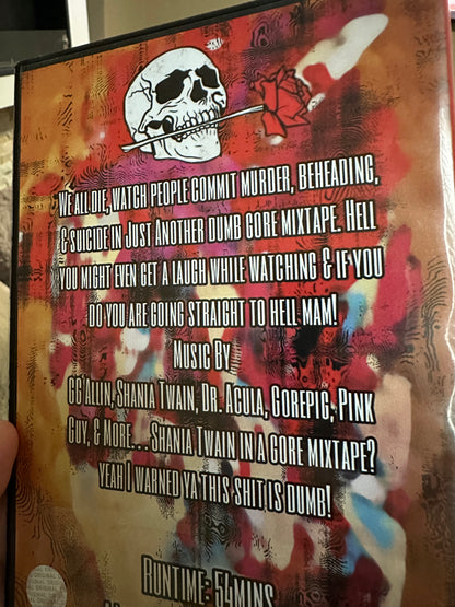 Just Another Dumb Gore Mixtape (DVD-R, Obscure Shockumentary)