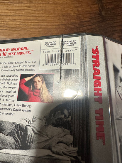 Straight Time DVD-Warner Bros-Dustin Hoffman Classic-Widescreen