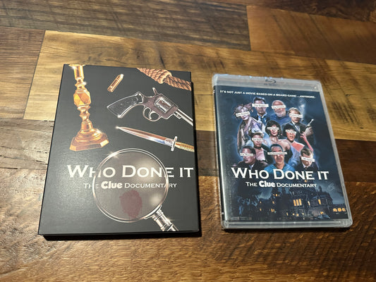 Who Done It The Clue Documentary Vinegar Syndrome Slipcover-NEW