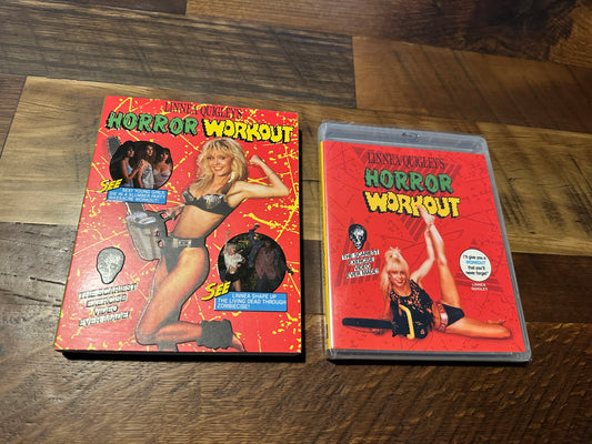 Linnea Quigley's Horror Workout Blu-ray*Terror Vision* Slipcover*90's Horror*NEW