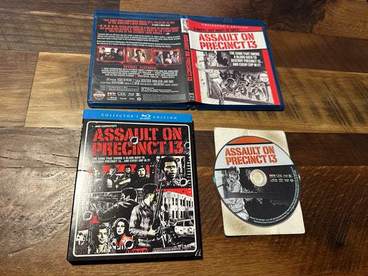 Assault On Precinct 13 Blu ray*Scream Factory*Collector Ed*OOP Slipcover*