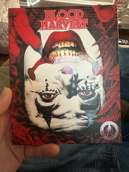 Blood Harvest Blu ray/DVD-Vinegar Syndrome-VSMC Slipcover-