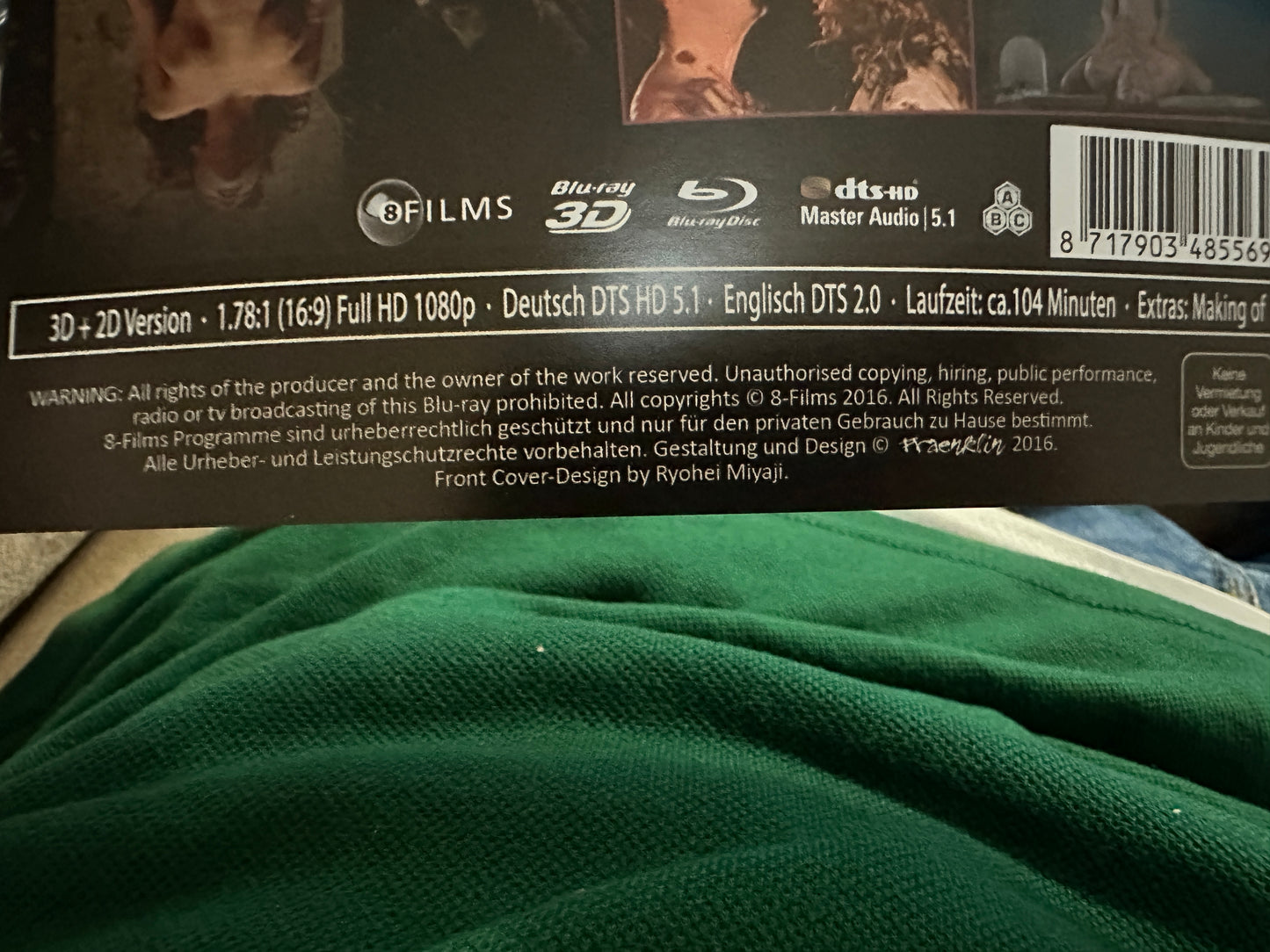 Cemetery Man 3D Blu ray-Marketing Films-Region Free-