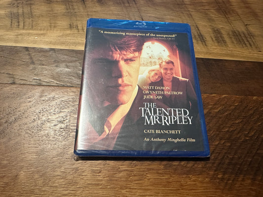 The Talented Mr. Ripley Blu ray-Paramount-Matt Damon 90’s Classic-NEW