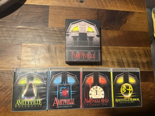 Amityville The Cursed Collection Blu ray-Vinegar Syndrome-OOP Boxset-