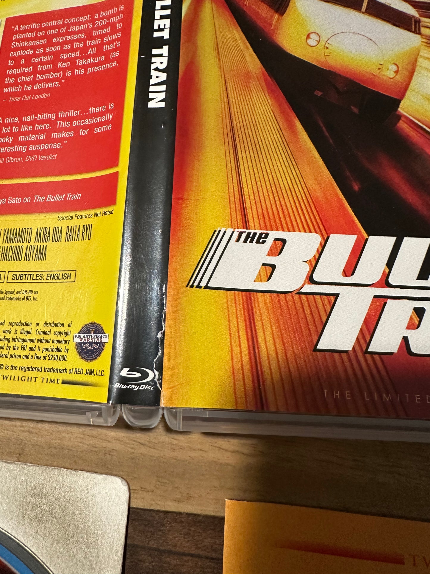 The Bullet Train Blu ray-Twilight Time-3000 Made-Limited Edition-