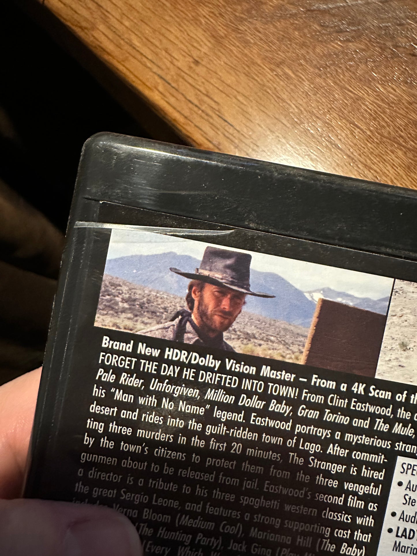 High Plains Drifter 4K Ultra HD/Blu ray-Kino Lorber-Slipcover-Clint Eastwood