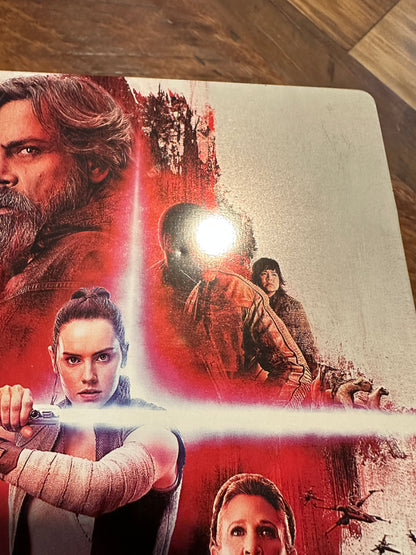 Star Wars The Last Jedi 4k Ultra HD/Blu ray-Lucas Films-Steelbook-No Digital