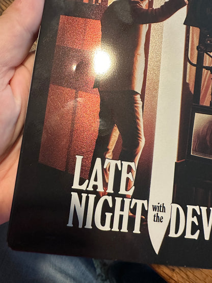 Late Night With The Devil (4K Ultra HD, Steelbook, Shudder, DENTED, No Digital)