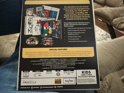 Kids (Blu ray, Umbrella Ent Region B, Rare Limited Edition, 500 Made, Larry Clark)