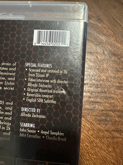 The Bees Blu ray/DVD-Vinegar Syndrome-2 Disc-70’s Classic Horror