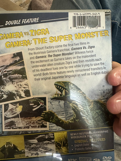 Gamera VS Zigra & Gamera The Super Monster (DVD, Shout Factory)