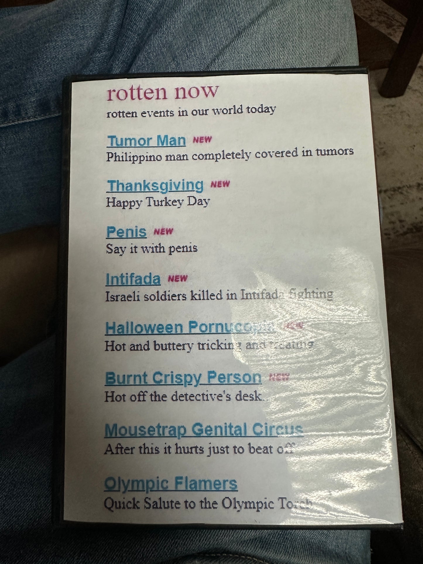 Rotten.com Mixtape (DVD-R, All Around Messed Up Shit, Very Rare)